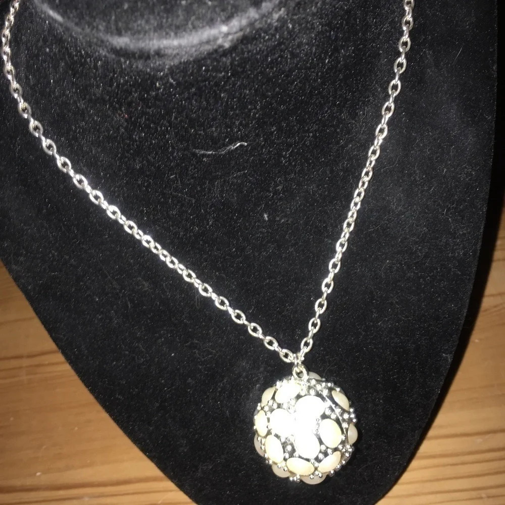 5/$25 Ball Pendant with  Long Chain - Picture 2 of 6